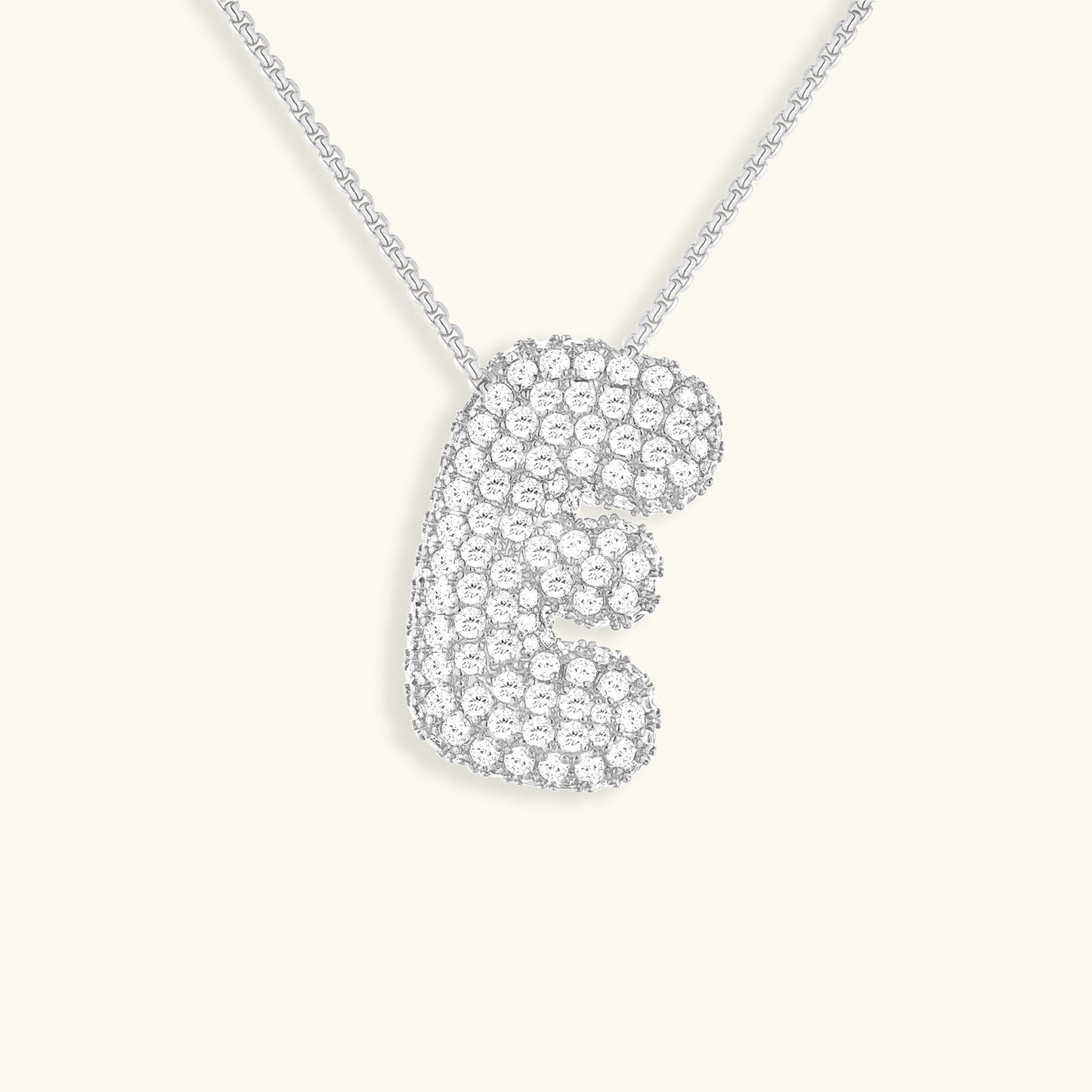 Personalized 18k Gold Initial Necklace with Diamond Simulant – Customizable Hypoallergenic Jewelry for Women 23
