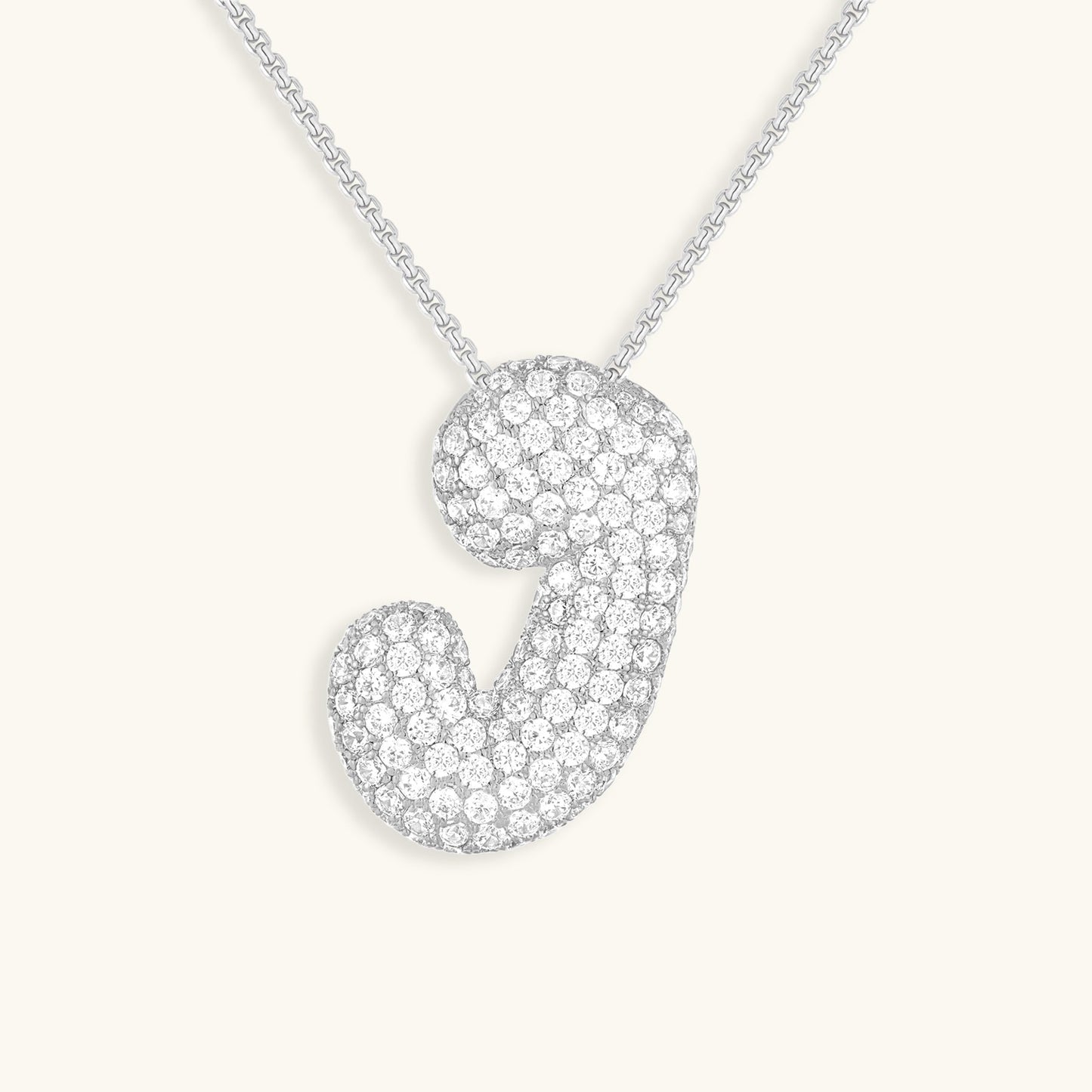 Personalized 18k Gold Initial Necklace with Diamond Simulant – Customizable Hypoallergenic Jewelry for Women 28