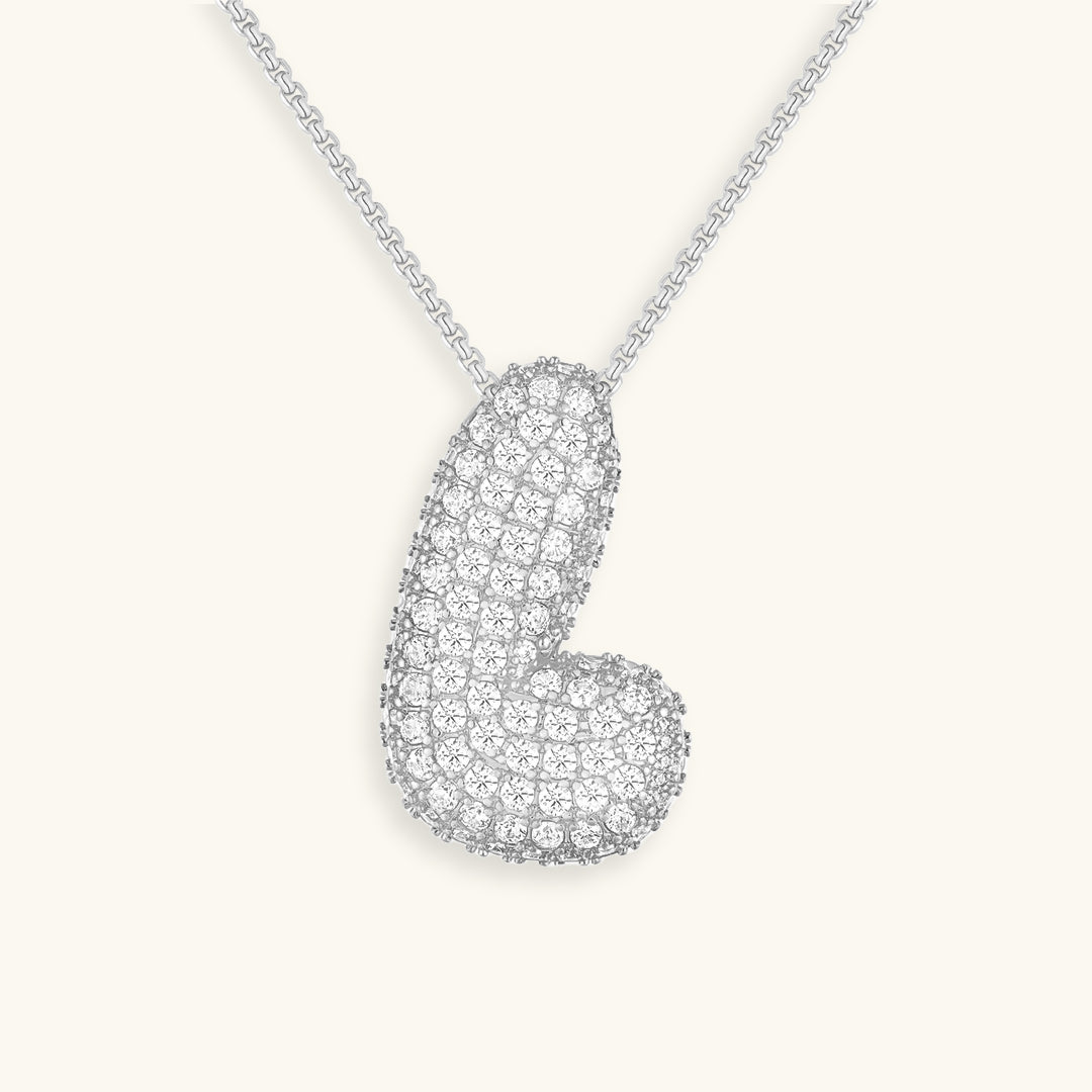 Personalized 18k Gold Initial Necklace with Diamond Simulant – Customizable Hypoallergenic Jewelry for Women 29