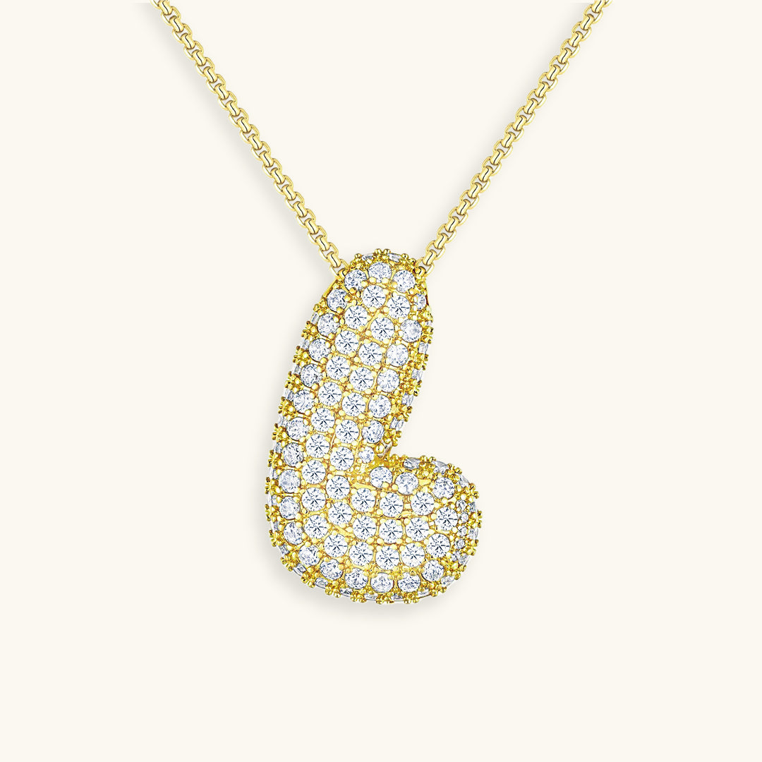 Personalized 18k Gold Initial Necklace with Diamond Simulant – Customizable Hypoallergenic Jewelry for Women 32