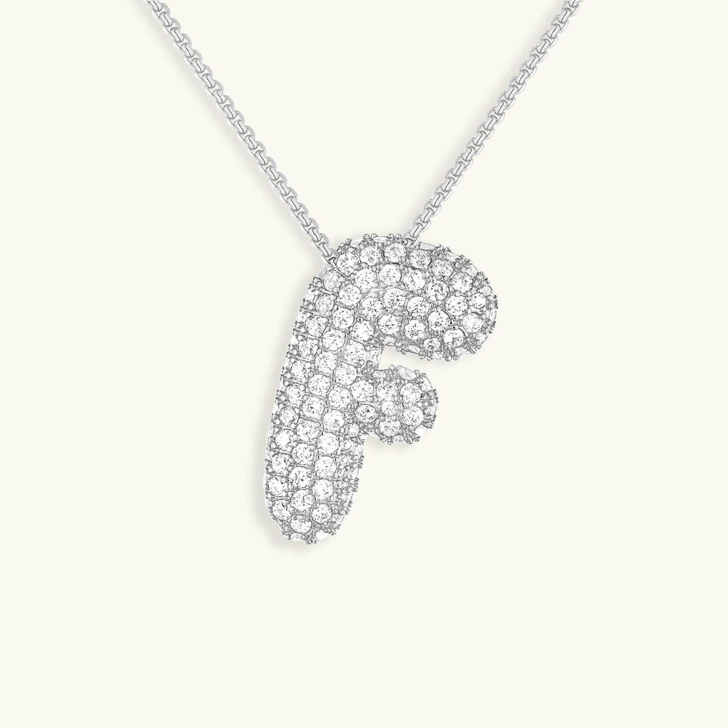 Personalized 18k Gold Initial Necklace with Diamond Simulant – Customizable Hypoallergenic Jewelry for Women 57