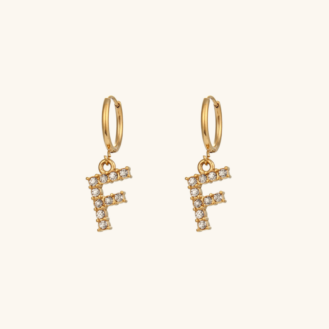 Emily Initial Letter Earrings
