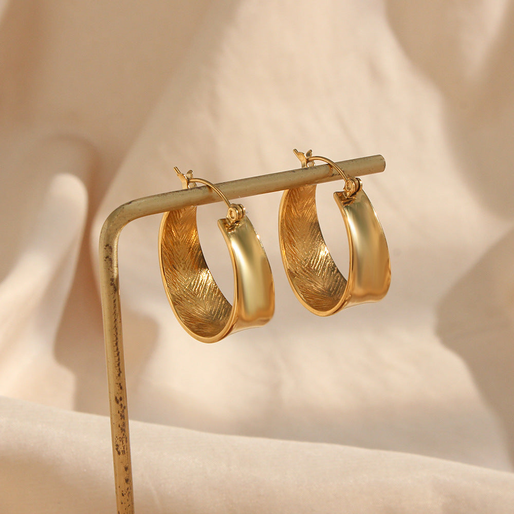 Naya Gold Hoop Earrings