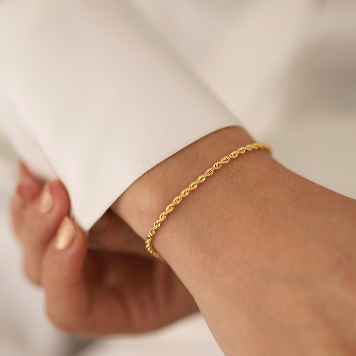 Mia Gold Rope Bracelet