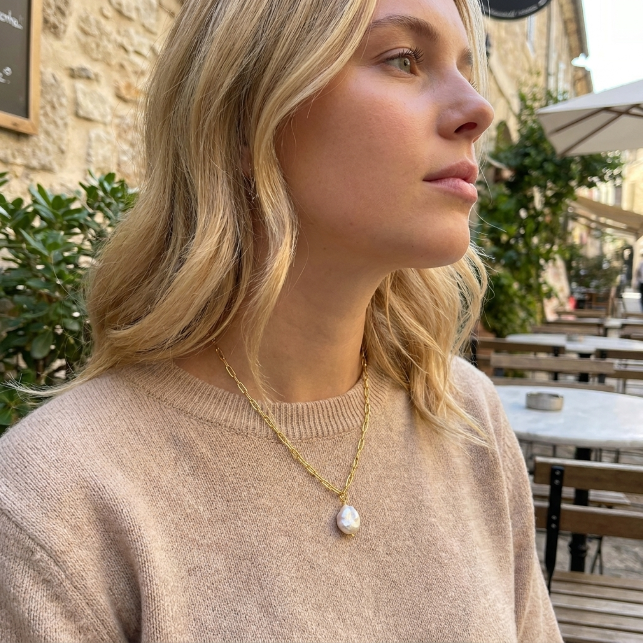 Ada Pearl Necklace