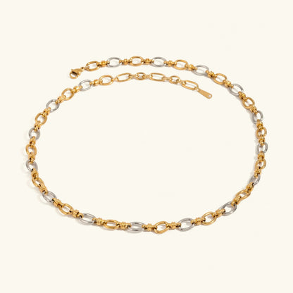 Julie Two Tone Gold Necklace
