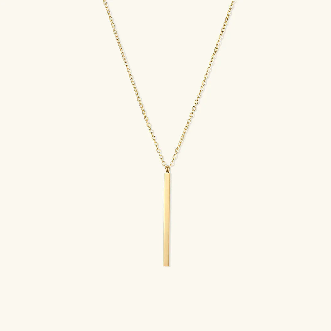 Amy Gold Bar Necklace