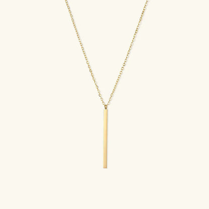 Amy Gold Bar Necklace