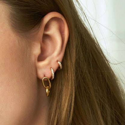 Alice Huggie Earrings