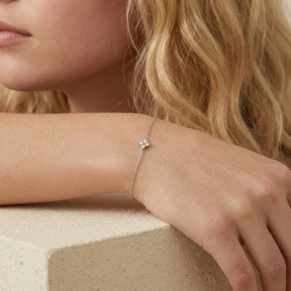 Amelia Crystal Clover Bracelet