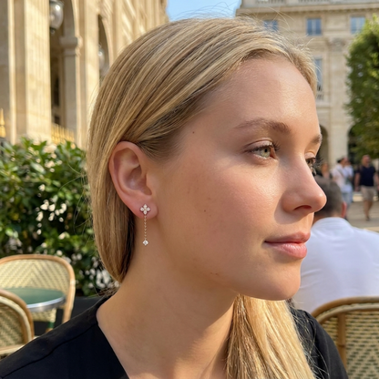 Amelia Crystal Drop Earrings