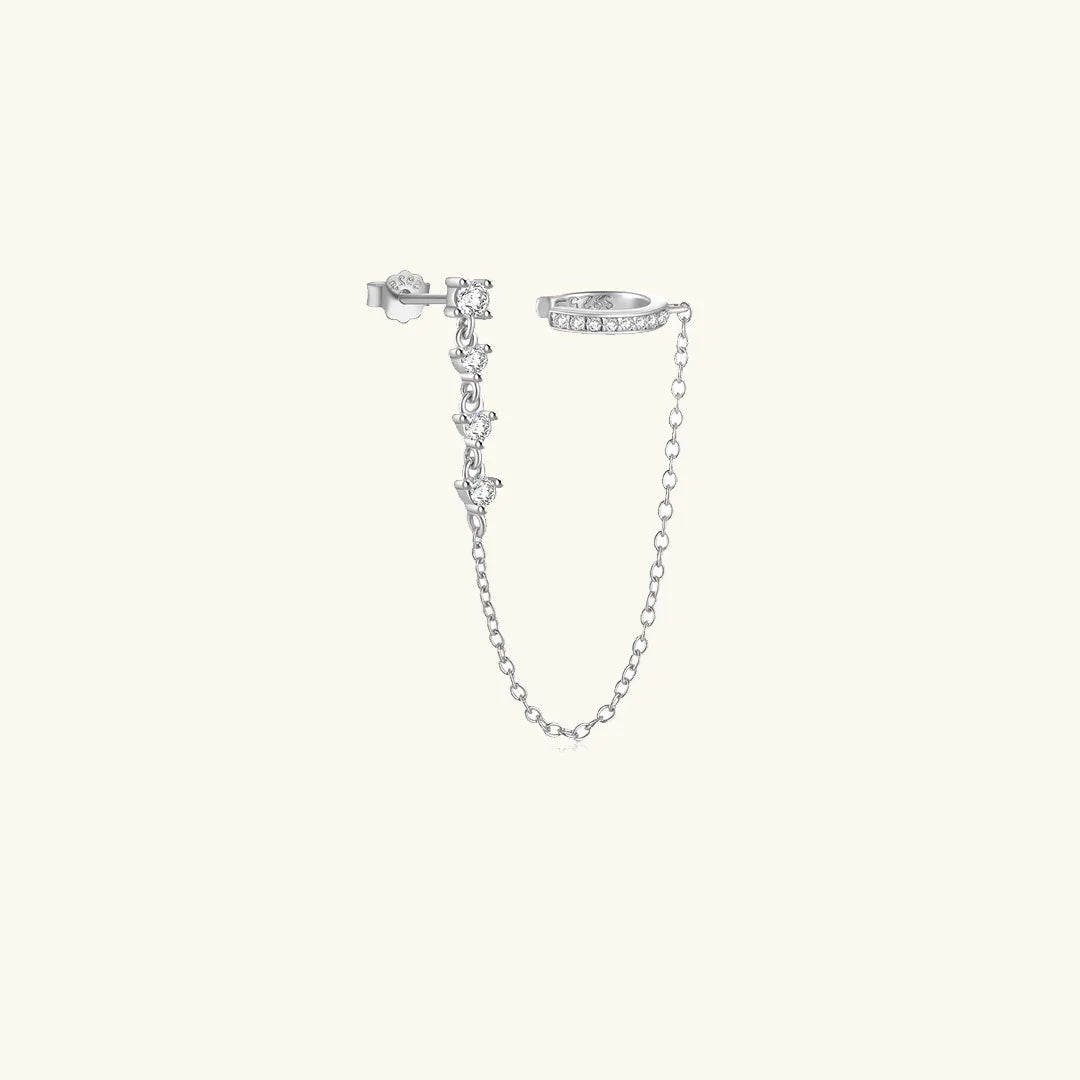 Liana Chain Cuff Earrings