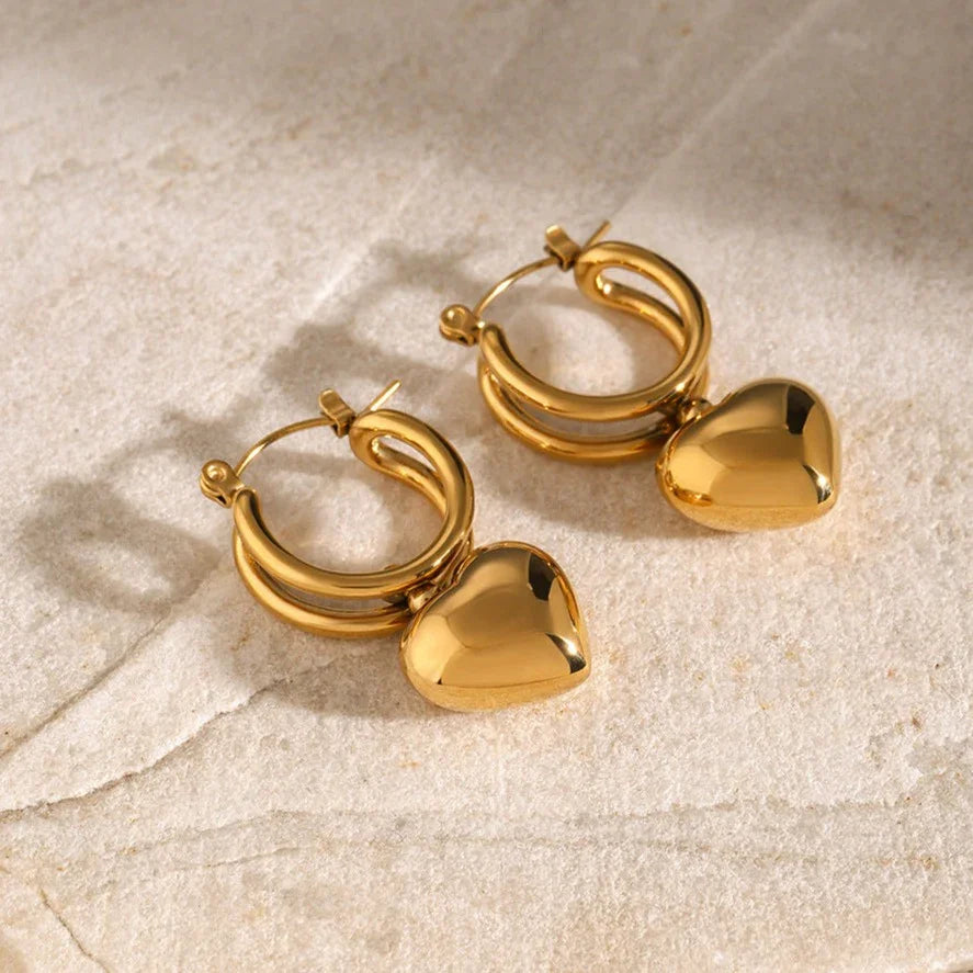 Malia Gold Hoop Earrings