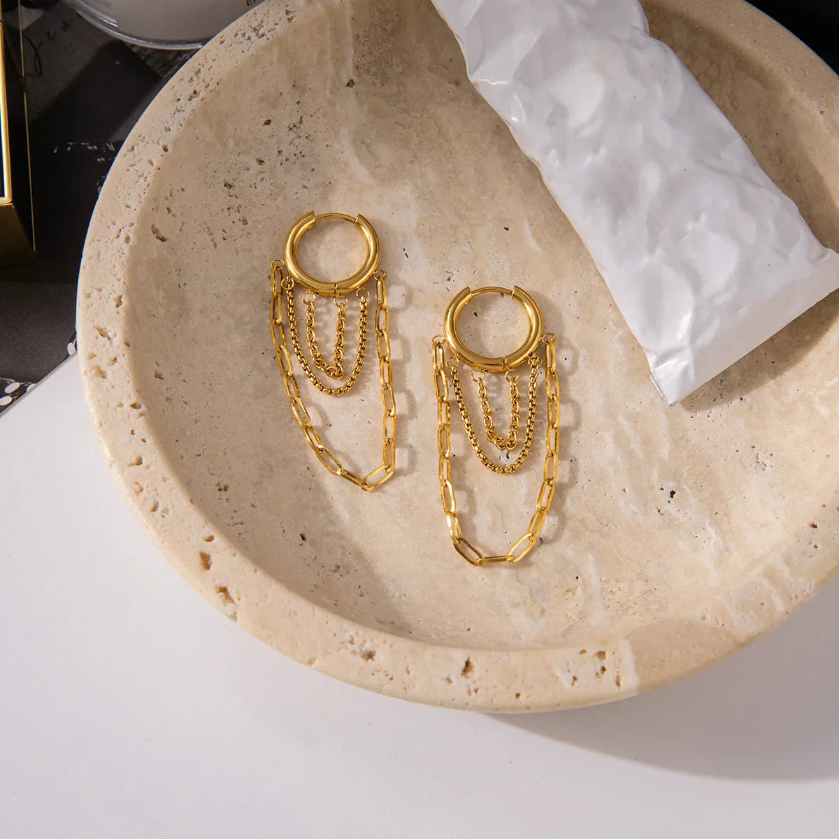 Anne Gold Hoop Earrings