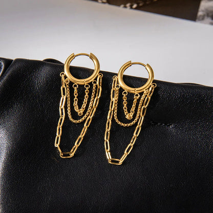 Anne Gold Hoop Earrings