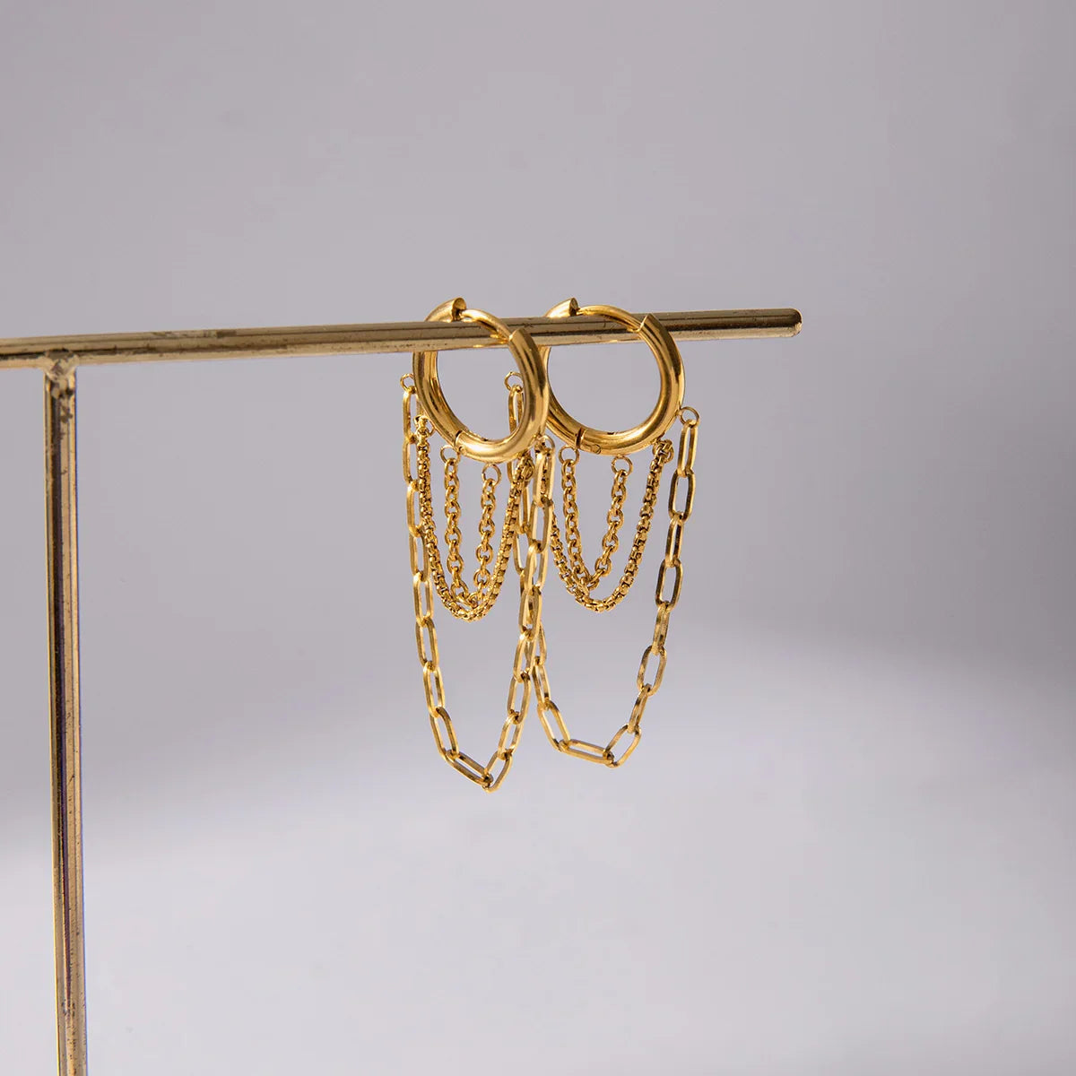 Anne Gold Hoop Earrings