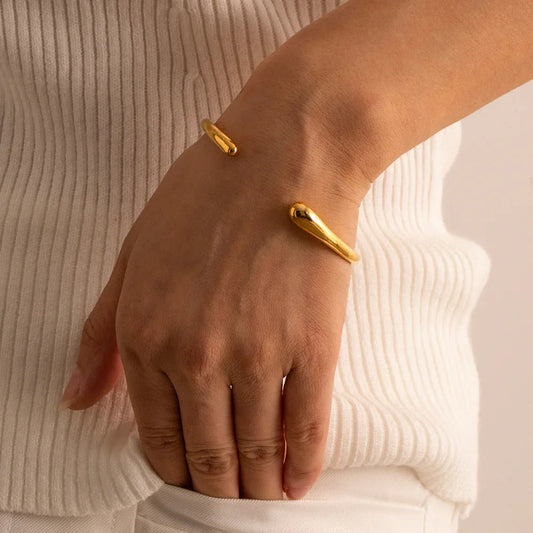 Mallory Gold Bangle Bracelet