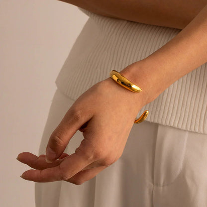 Mallory Gold Bangle Bracelet
