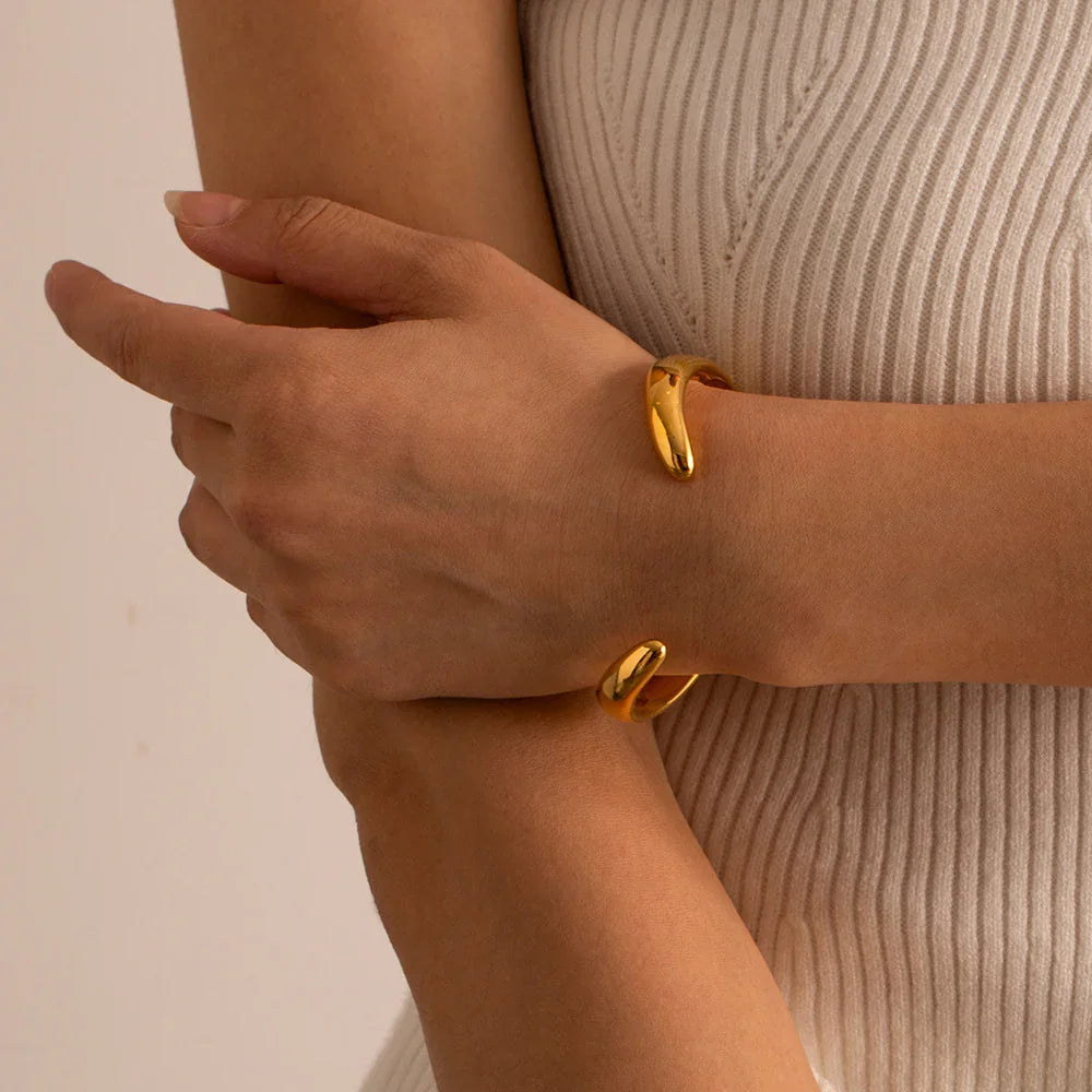 Mallory Gold Bangle Bracelet