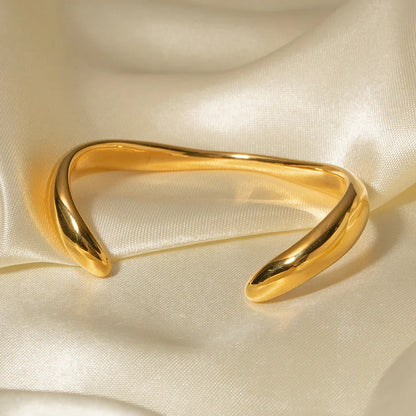 Mallory Gold Bangle Bracelet