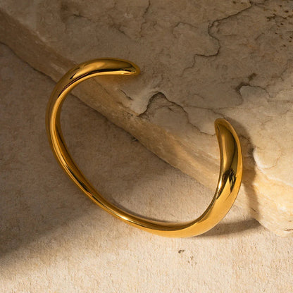 Mallory Gold Bangle Bracelet