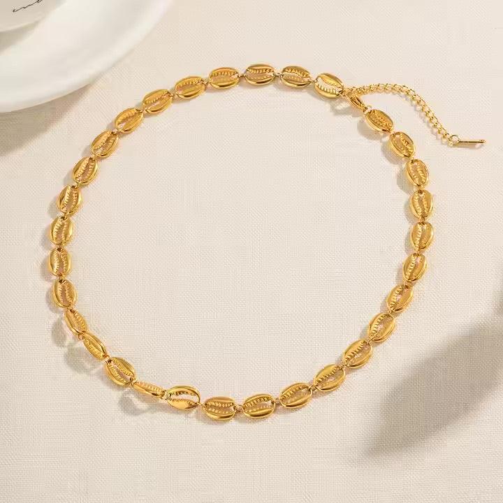 Camille Gold Seashell Necklace