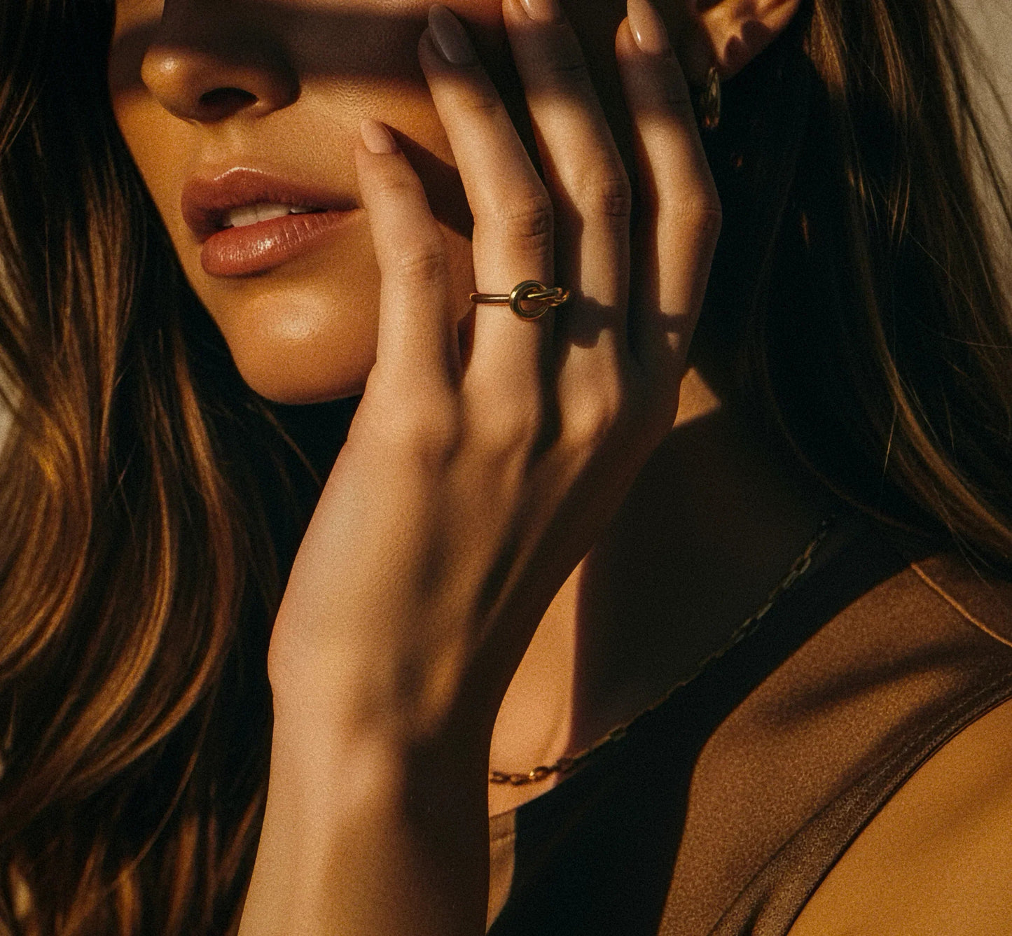 Abella Gold Knot Ring