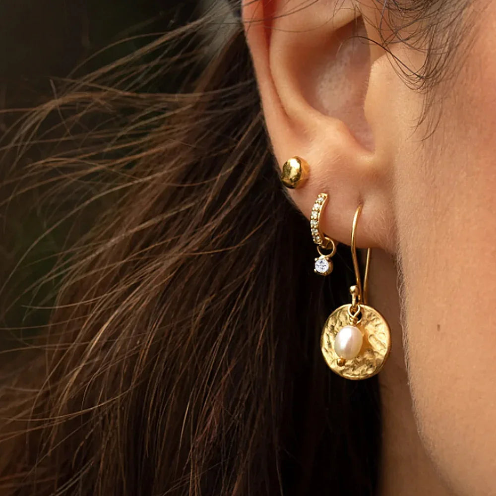 Adalee Diamond Hoop Earrings