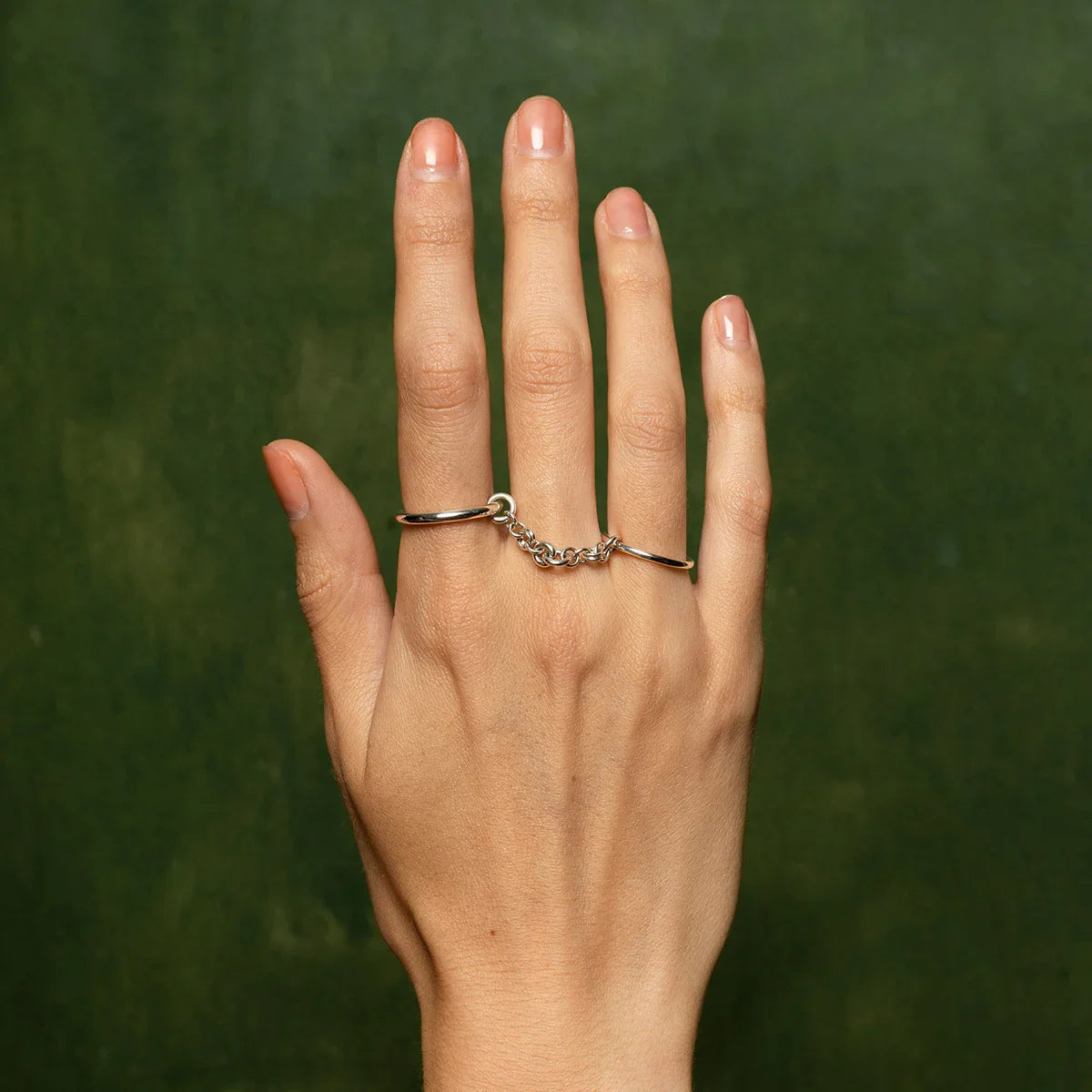 Mary Bridget Chain Stacked Ring