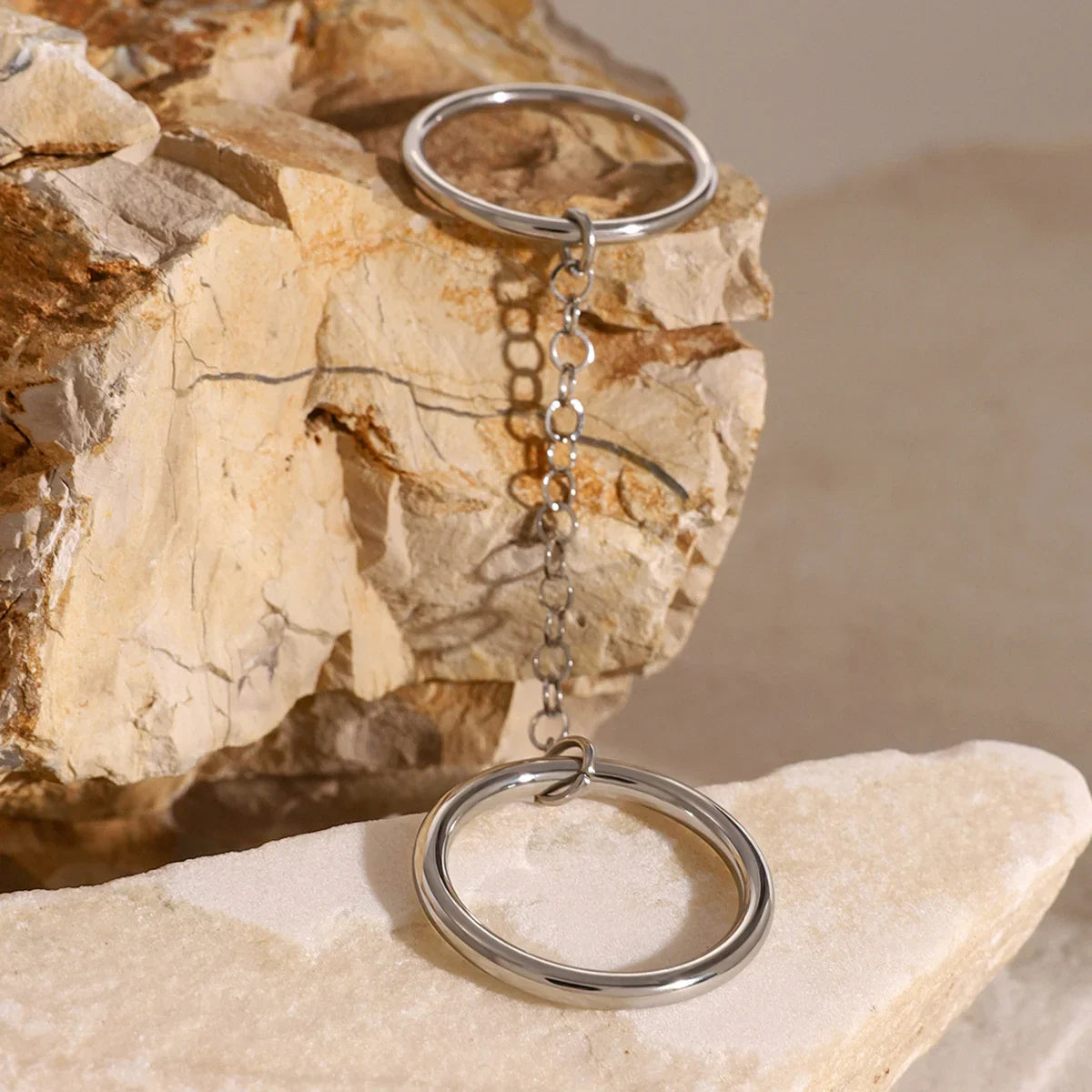 Mary Bridget Chain Stacked Ring