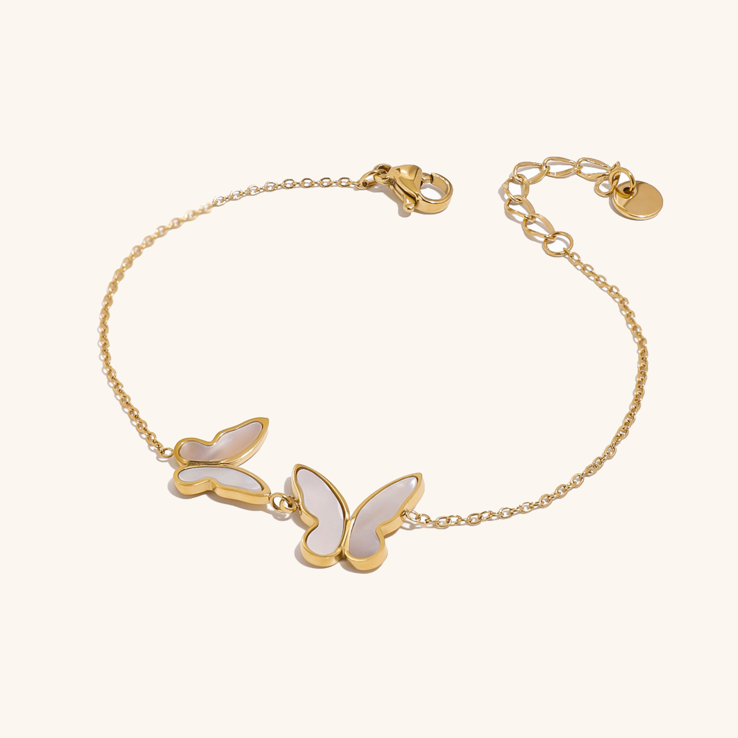 Linda Butterfly Pearl Bracelet