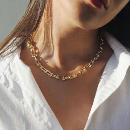 Cascade Collection | Gold Chain Necklace with Waterproof Design | Hypoallergenic Jewelry for Everyday Elegance 0