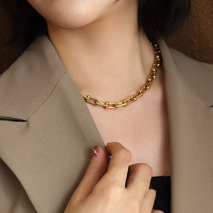 Cascade Collection | Gold Chain Necklace with Waterproof Design | Hypoallergenic Jewelry for Everyday Elegance 2