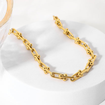 Cascade Collection | Gold Chain Necklace with Waterproof Design | Hypoallergenic Jewelry for Everyday Elegance 3