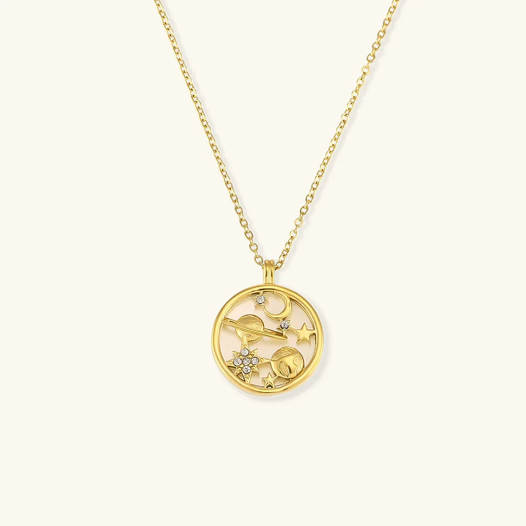 Celestia Gold Necklace