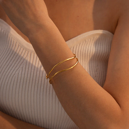 Elodie Gold Bangle