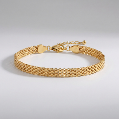 Clara Collection | Minimalist Mesh Bracelet with Adjustable Length | Elegant Accessory for Daily Wear 4