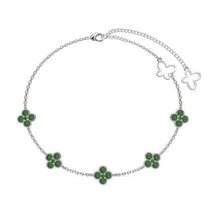 Clover Collection | Crystal Bracelet with Adjustable Length & Hypoallergenic Design | Elegant Jewelry for Everyday Wear 11
