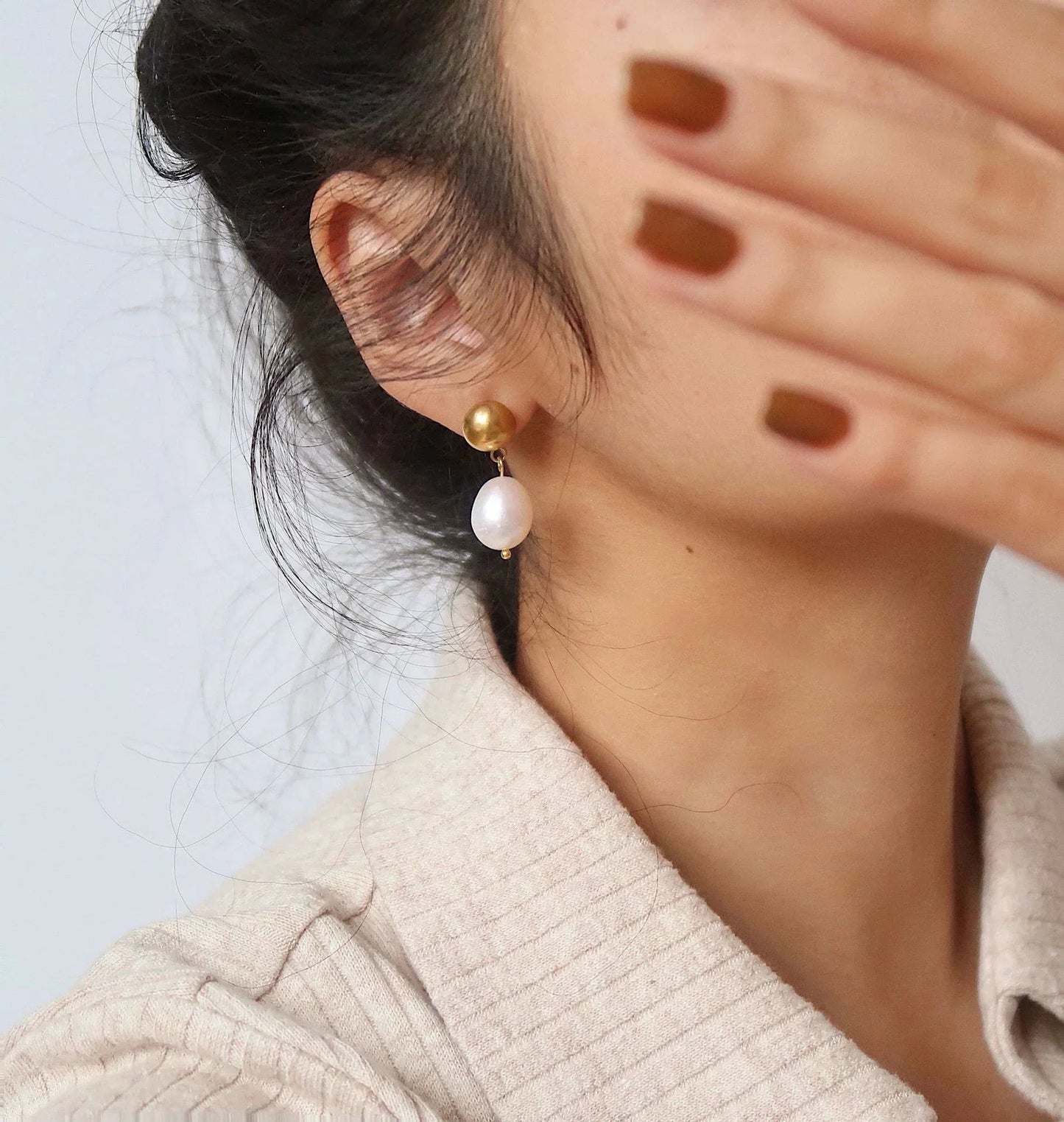 Jasmine Freshwater Pearl Earrings