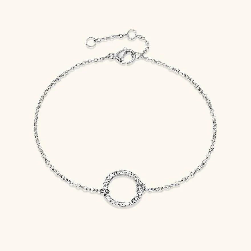 Scarlet Gold Hoop Bracelet