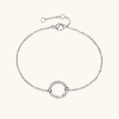 Scarlet Gold Hoop Bracelet