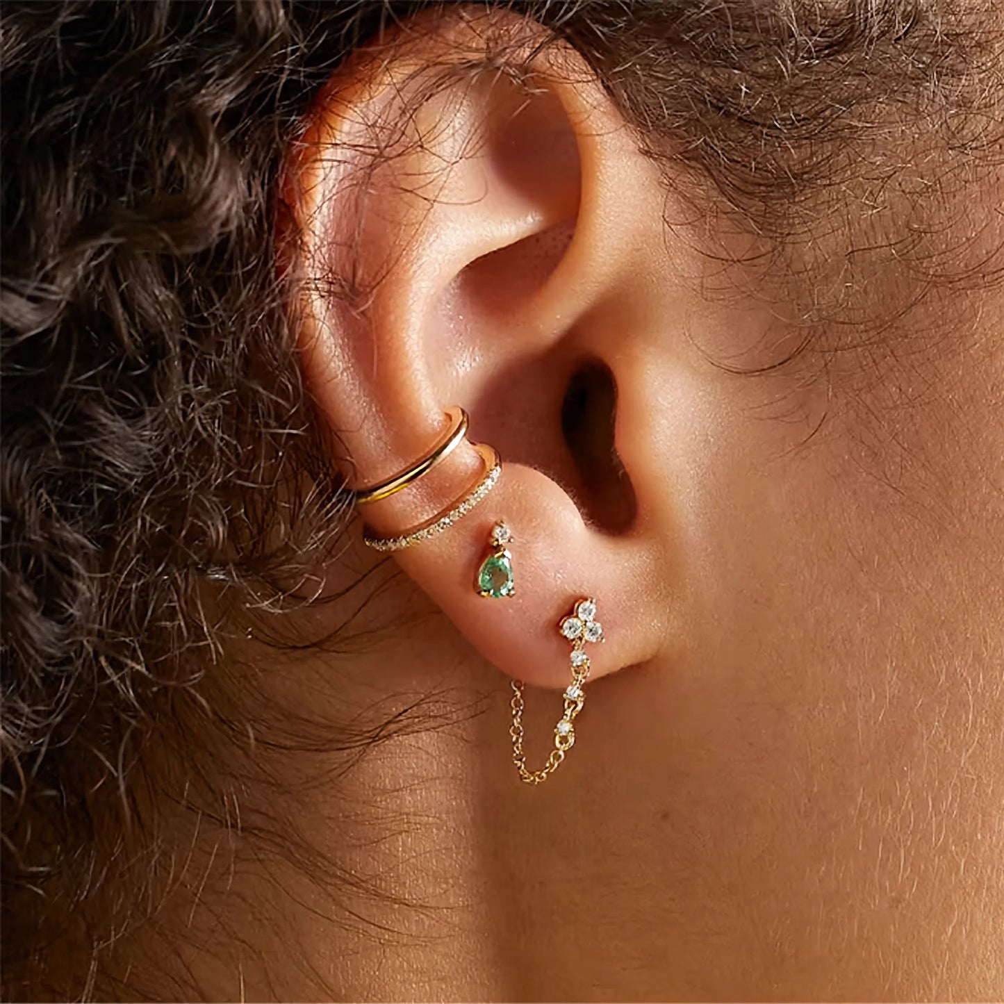 Nyla Diamond Stud Earrings