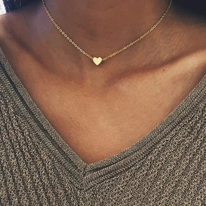 Diana Heart Chain Necklace