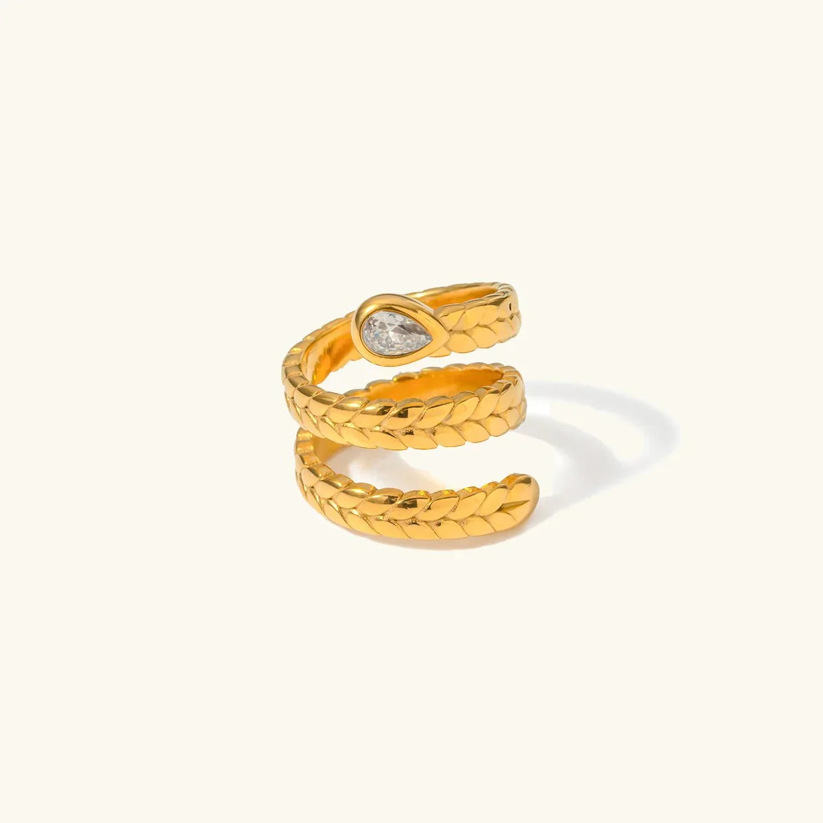 Avalon Gold Serpent Ring
