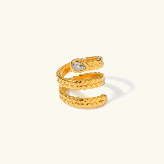 Avalon Gold Serpent Ring