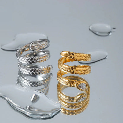 Avalon Gold Serpent Ring