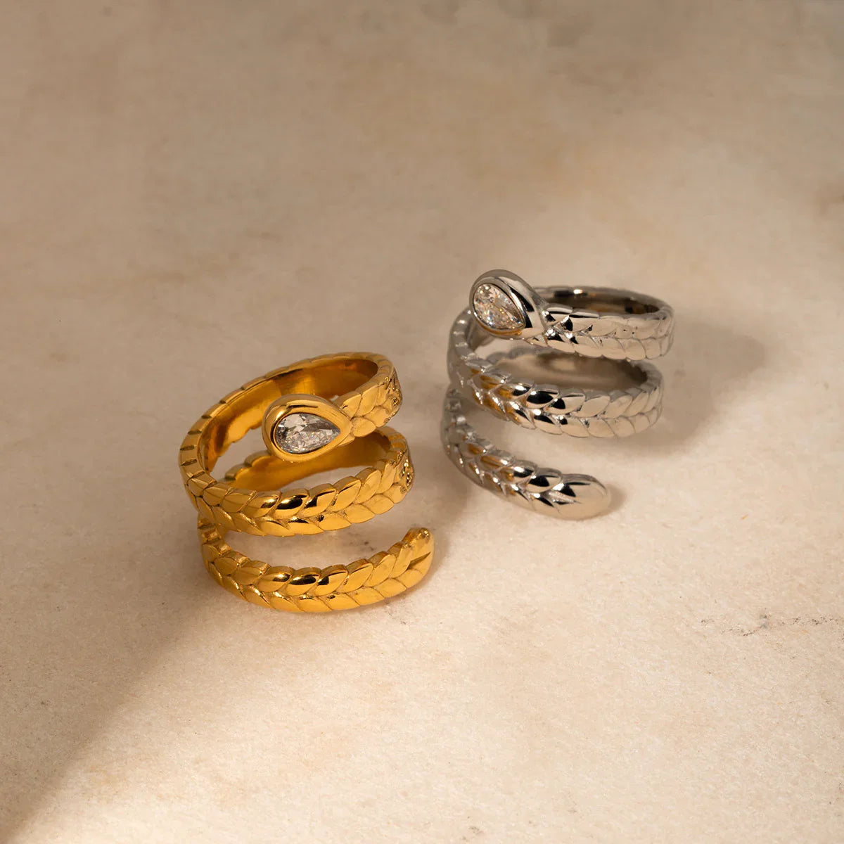 Avalon Gold Serpent Ring