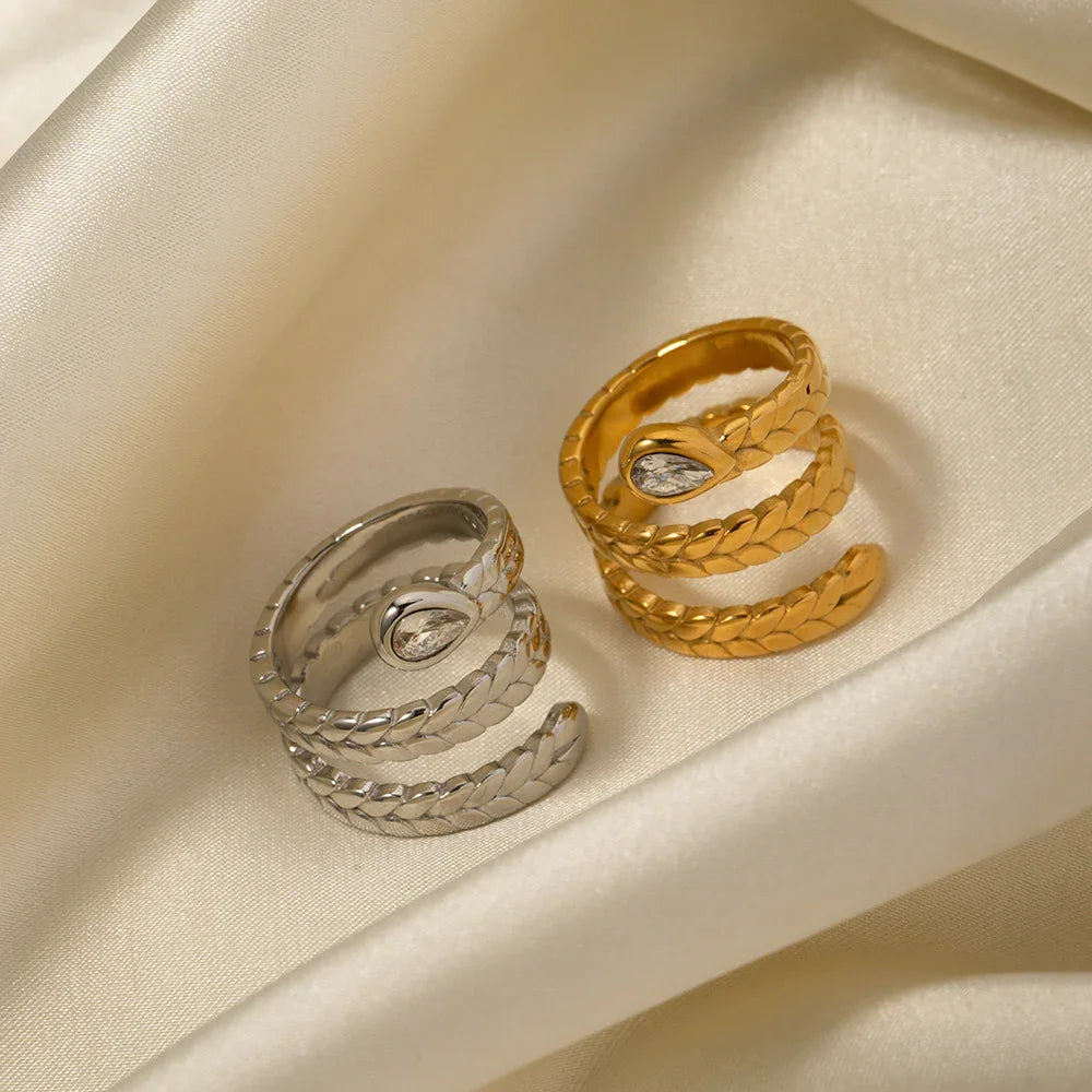 Avalon Gold Serpent Ring