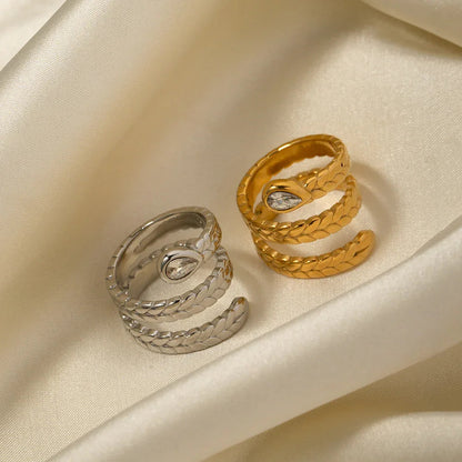 Avalon Gold Serpent Ring