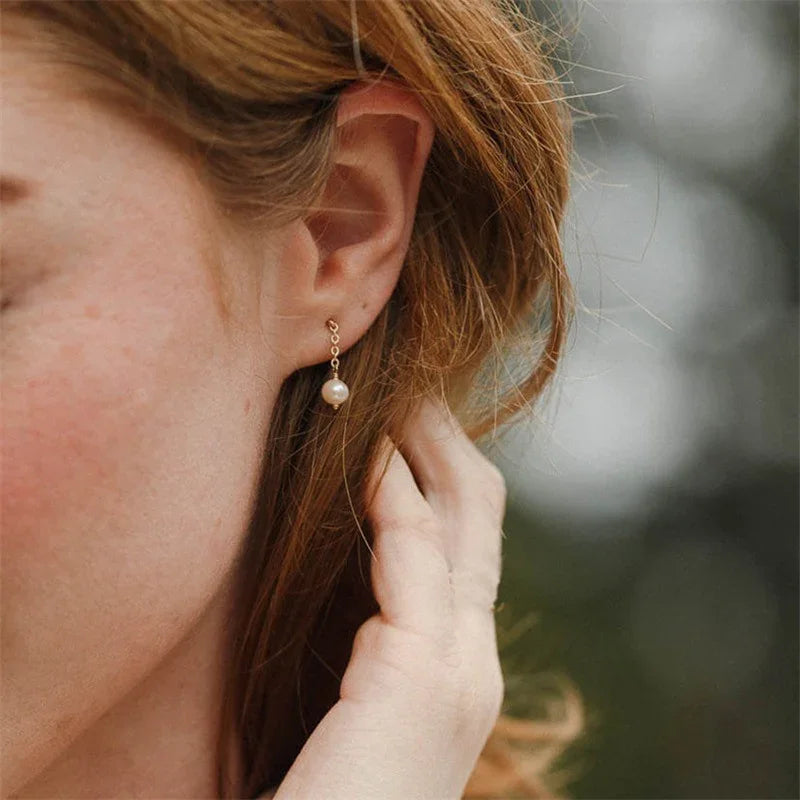 Angela Pearl Earrings